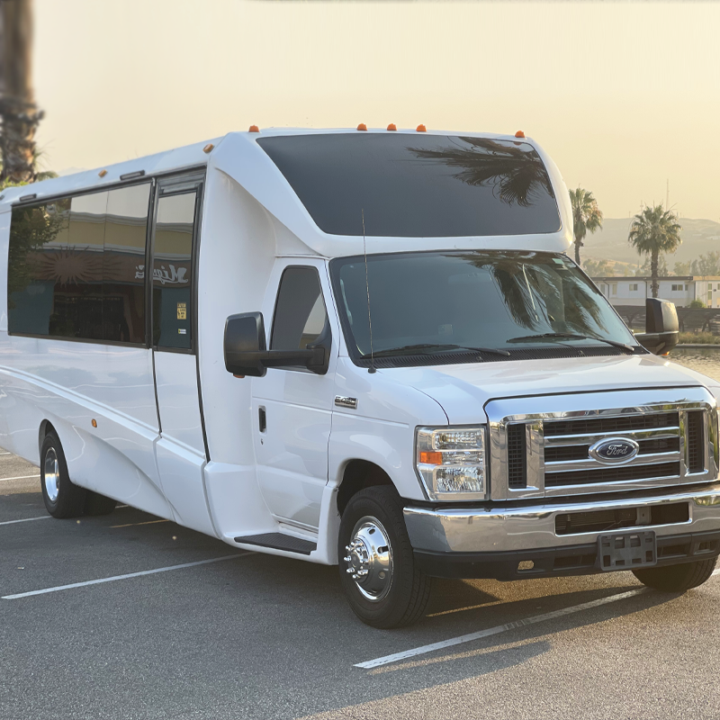 14 - 18 Passenger Luxury Party Limo Bus